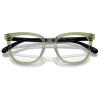 imageCoach Womens Hc6222u Universal Fit Square Prescription Eyewear FramesTransparent Green HopperDemo Lens