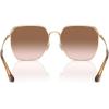 imageCoach Womens Hc7165d Square SunglassesShiny Light Gold BrownBrown Peach Gradient