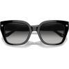 imageCoach Womens Hc8392u Universal Fit Square SunglassesBlackGrey Gradient