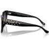 imageCoach Womens Hc8392u Universal Fit Square SunglassesBlackGrey Gradient