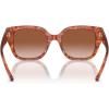 imageCoach Womens Hc8392u Universal Fit Square SunglassesCaramel TortoiseBrown Gradient