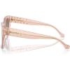 imageCoach Womens Hc8392u Universal Fit Square SunglassesTransparent Dusty RoseBrown Pink Gradient