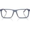 imageCOACH Mens Hc6251u Universal Fit Rectangular Prescription Eyewear FramesTransparent BlueDemo Lens
