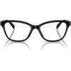 imageCOACH Womens Hc6243u Sculpted C Hardware Universal Fit Square Prescription Eyewear FramesBlackDemo Lens