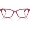 Transparent Burgundy/Demo Lens