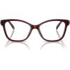 imageCOACH Womens Hc6246u Maxi C Hardware Universal Fit Butterfly Prescription Eyewear FramesMilky BurgundyDemo Lens