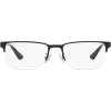 imageCoach Mens Hc5158 Rectangular Prescription Eyewear FramesShiny BlackDemo Lens