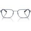 imageCoach Mens Hc5167 Rectangular Prescription Eyewear FramesSatin SilverDemo Lens