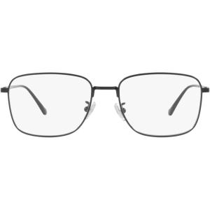 imageCOACH Mens HC5150t Square Prescription Eyewear FramesBlack TitaniumDemo Lens