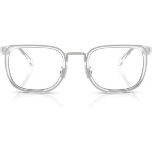 imageCOACH Mens Hc5177 Square Prescription Eyewear FramesTransparent ClearDemo Lens