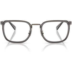 imageCOACH Mens Hc5177 Square Prescription Eyewear FramesTransparent GreyDemo Lens