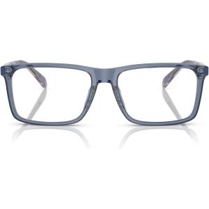 imageCOACH Mens Hc6251u Universal Fit Rectangular Prescription Eyewear FramesTransparent BlueDemo Lens