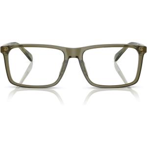 imageCOACH Mens Hc6251u Universal Fit Rectangular Prescription Eyewear FramesTransparent OliveDemo Lens