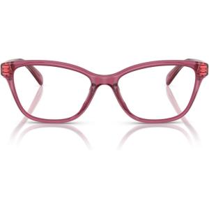 imageCOACH Womens Hc6243f Low Bridge Fit Square Prescription Eyewear FramesTransparent BurgundyDemo Lens