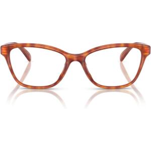 imageCOACH Womens Hc6243u Sculpted C Hardware Universal Fit Square Prescription Eyewear FramesCaramel TortoiseDemo Lens