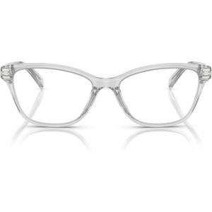 imageCOACH Womens Hc6243u Sculpted C Hardware Universal Fit Square Prescription Eyewear FramesTransparent DoveDemo Lens