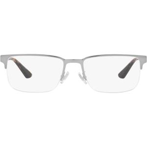 imageCoach Mens Hc5158 Rectangular Prescription Eyewear FramesShiny GunmetalDemo Lens