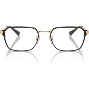 imageCoach Mens Hc5167 Rectangular Prescription Eyewear FramesLight GoldBlackDemo Lens