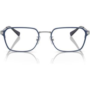 imageCoach Mens Hc5167 Rectangular Prescription Eyewear FramesSatin SilverDemo Lens