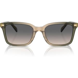 imageCoach Mens Hc8398u Universal Fit Square SunglassesOlive Tan GradientGreen Sand Gradient