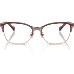 imageCoach Womens HC5184 Rectangular Prescription Eyewear Frames Shiny Rose GoldGrapeDemo Lens 54 mm