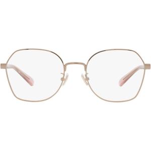 imageCoach Womens Hc5155 Hexagonal Prescription Eyewear FramesShiny Rose GoldDemo Lens