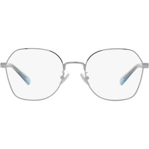 imageCoach Womens Hc5155 Hexagonal Prescription Eyewear FramesShiny SilverDemo Lens