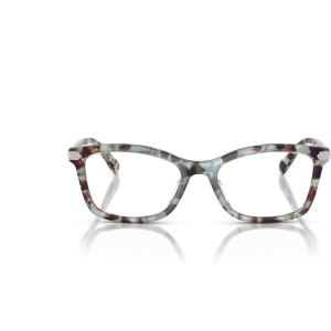 imageCoach Womens Hc6219u Universal Fit Rectangular Prescription Eyewear FramesSeaglass TortoiseDemo Lens