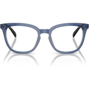 imageCoach Womens Hc6222u Universal Fit Square Prescription Eyewear FramesTransparent BlueDemo Lens
