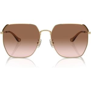 imageCoach Womens Hc7165d Square SunglassesShiny Light Gold BrownBrown Peach Gradient