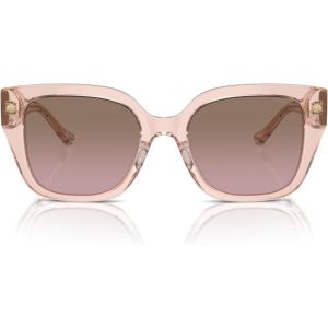 imageCoach Womens Hc8392u Universal Fit Square SunglassesTransparent Dusty RoseBrown Pink Gradient