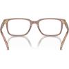 imageCOACH Mens HC6239U Universal Fit Square Prescription Eyewear Frames Transparent PecanDemo Lens 55 mm