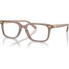 imageCOACH Mens HC6239U Universal Fit Square Prescription Eyewear Frames Transparent PecanDemo Lens 55 mm