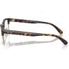 imageCOACH Mens Hc6253 Rivet Square Prescription Eyewear FramesDark TortoiseDemo Lens