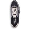 imageCOACH Mens Non Tech Athletic Runner Sneaker Color ChalkOat Size 11BlackHeather Grey