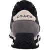 imageCOACH Mens Non Tech Athletic Runner Sneaker Color ChalkOat Size 11BlackHeather Grey
