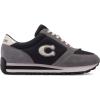 imageCOACH Mens Non Tech Athletic Runner Sneaker Color ChalkOat Size 11BlackHeather Grey