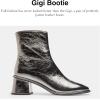 imageCOACH Womens Gigi Bootie Uniform Dress ShoeAnthracite