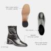 imageCOACH Womens Gigi Bootie Uniform Dress ShoeAnthracite