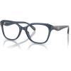 imageCOACH Womens Hc6244u Sculpted C Hardware Universal Fit Square Prescription Eyewear FramesTransparent BlueDemo Lens