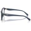 imageCOACH Womens Hc6244u Sculpted C Hardware Universal Fit Square Prescription Eyewear FramesTransparent BlueDemo Lens