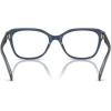 imageCOACH Womens Hc6244u Sculpted C Hardware Universal Fit Square Prescription Eyewear FramesTransparent BlueDemo Lens