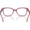 imageCOACH Womens Hc6244u Sculpted C Hardware Universal Fit Square Prescription Eyewear FramesTransparent BurgundyDemo Lens