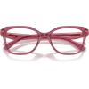 imageCOACH Womens Hc6244u Sculpted C Hardware Universal Fit Square Prescription Eyewear FramesTransparent BurgundyDemo Lens