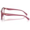 imageCOACH Womens Hc6244u Sculpted C Hardware Universal Fit Square Prescription Eyewear FramesTransparent BurgundyDemo Lens