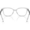 imageCOACH Womens Hc6244u Sculpted C Hardware Universal Fit Square Prescription Eyewear FramesTransparent DoveDemo Lens
