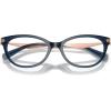 imageCOACH Womens Hc6245u Metal C Hardware Universal Fit Square Prescription Eyewear FramesTransparent BlueDemo Lens