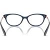 imageCOACH Womens Hc6245u Metal C Hardware Universal Fit Square Prescription Eyewear FramesTransparent BlueDemo Lens