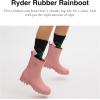 imageCOACH Womens Ryder Rainboot Rain ShoePink Petal