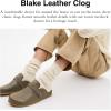 imageCoach Mens Blake Leather ClogArmy Green